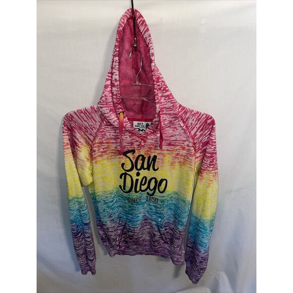 Esy Surf Co. Women’s Beach Hoodie Size XL Multicolor Pool Surfing Relax Comfort - Picture 1 of 12